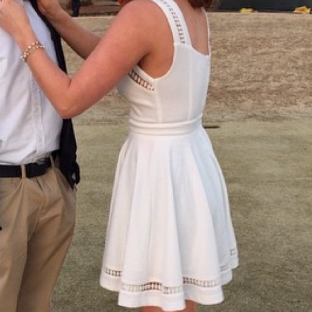 Boutique size small white dress